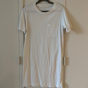 Everlane white t-shirt dress